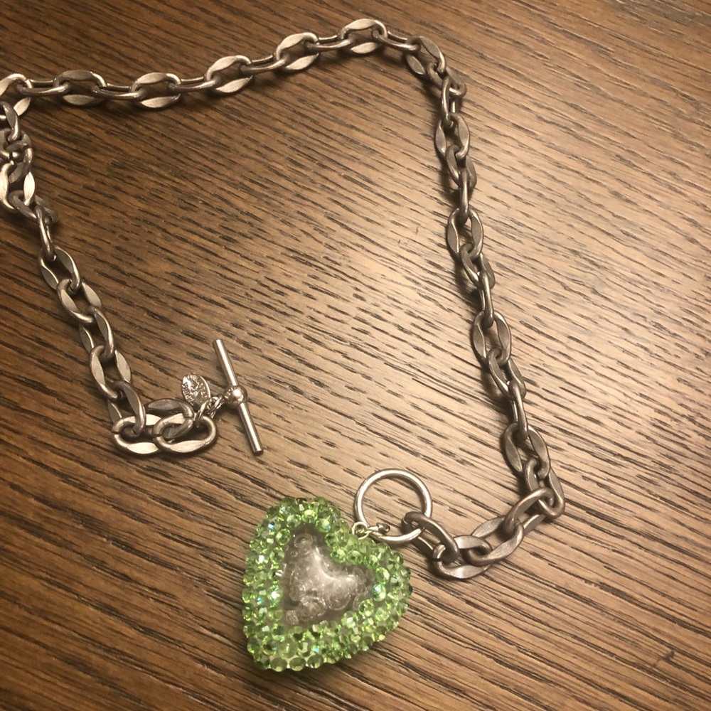 Tarina Tarantino Green Swarovski Necklace
